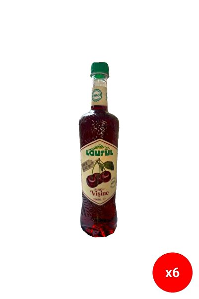 Laurul Sirop de dafin cu cireșe 750 ml x 6 bucăți