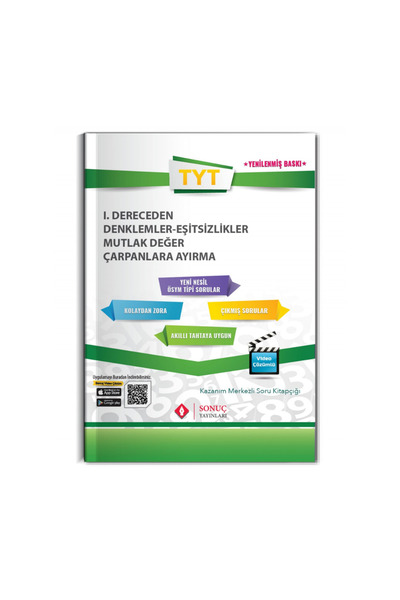 Sonuç Yayınları 2026 TYT Matematik Modüler Set-1 Sonuç Yayınları
