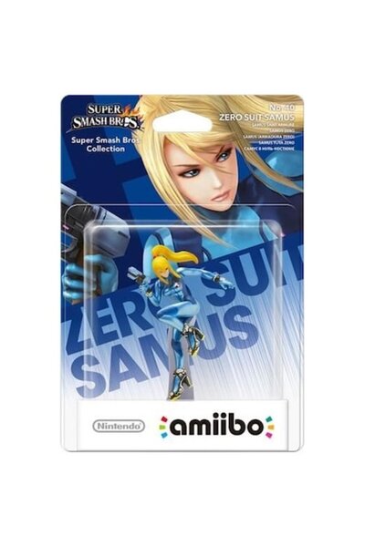 Nintendo Figurină Amiibo Zero Suit Samus No.40 (Super Smash)