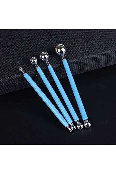 Choice23 A-4Pcs Pottery Dots Sculpture Tool Stainless Steel Polymer Clay Shap...