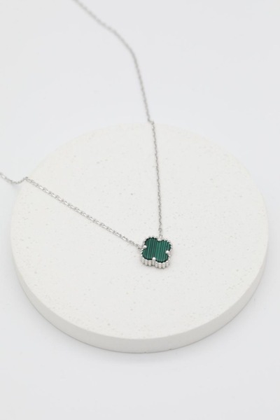 Isorelle Jewelry Clover 925 Ayar Elegance Yonca Vip Model Kadın Kolye