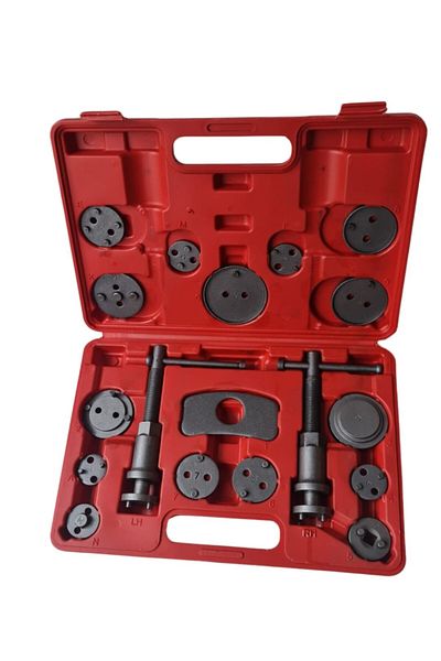 Metal Needs Brake pad change press set, 18 pieces