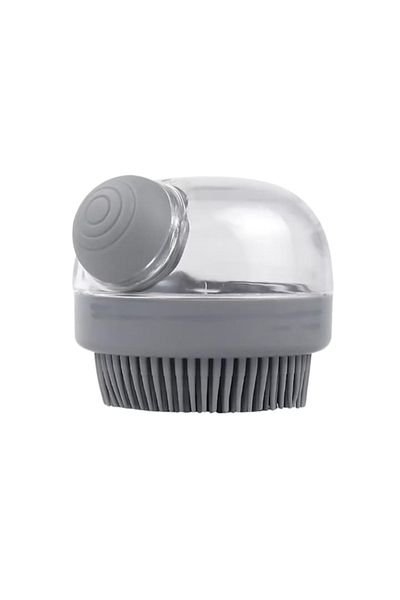 OEM Bath Brush for Dogs and Cats with Shampoo Dispenser, Soft Silicone, Quick Foaming, Massage and Clean