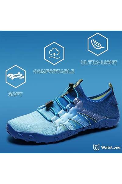 OEM Pantofi de apă confortabili, elastici, flexibili, cu talpă antiderapantă, albaștri, mărimea 39