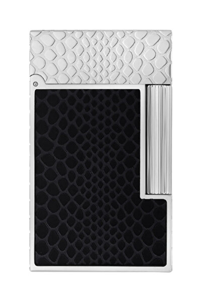 S.T. Dupont Ligne 2 Guilloche Under Lacquer Çift Soft Alev Puro Çakmağı C16079