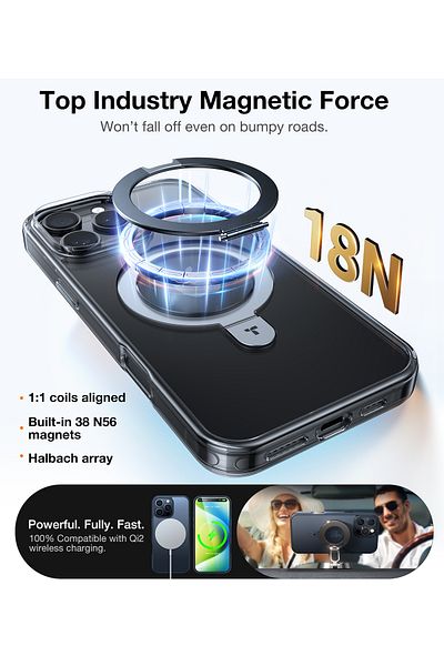 TORRAS Ultra Magnetic Case for iPhone 16 Pro