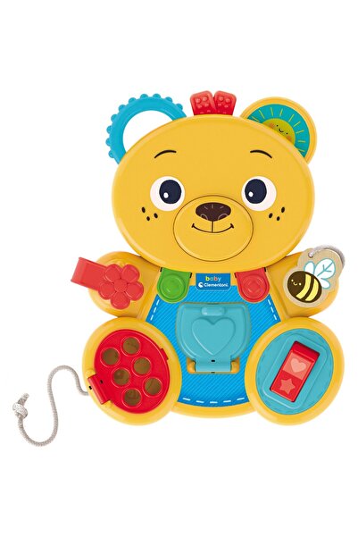 CLEMENTONI Interactive Baby Montessori Toy - Activity Teddy Bear