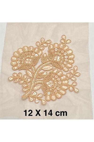 karantuhafiye Applique Guipure / 2-Piece Applique / Sequin Applique / Clothing Applique