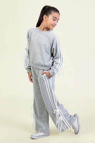 Dmb Girl's Bow Tracksuit Set
