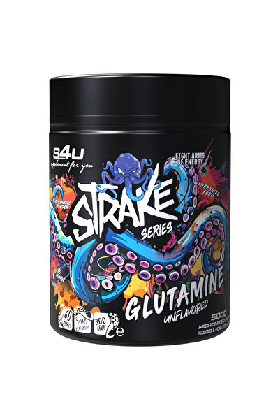 S4U Strake Series Glutamine %100 Saf Aromasız 300 Gram