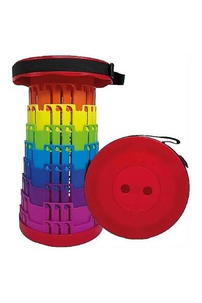 TERRION كرسي تلسكوبي قابل للطي - محمول، ارتفاع قابل للتعديل، سعة 330 رطلاً - ...