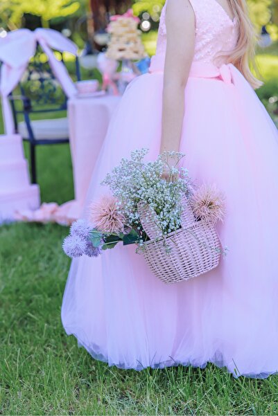 LILY BLISS KIDS royal rose prenses elbise