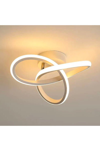 KORMAN TECHNIK Lustra LED VERTEX Infinitum 26W, Lumina Rece/Calda/Neutra, Alb