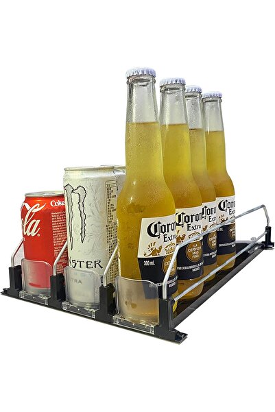 OEM 3-row refrigerator beverage organizer, 25 x 31 cm