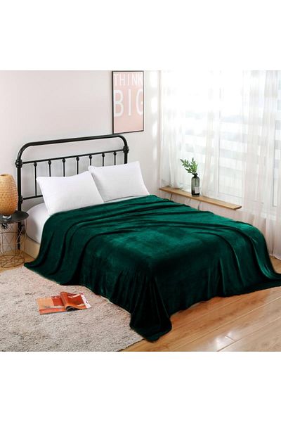 Pufulino Cocolino Super Soft Blanket, Double Bed, 200x230 cm - Green