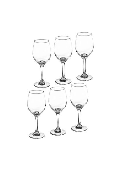 GREEN APPLE A Set Of 6 Glass Cups With A Base For Juice And All Drinks