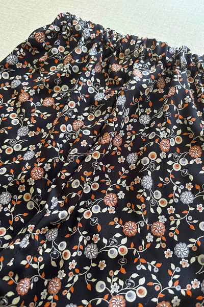 sinankardeşler Young Girl Elastic Viscose Patterned Shalwar 13-25 Years