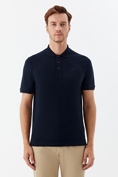 Sabri Özel SABRİ ÖZEL POLO YAKA T-SHIRT Lacivert