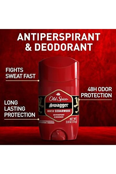 Old Spice Red Zone Swagger Anti-Perspirant Deodorant For Men, 2.6 Oz