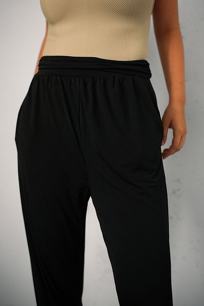 winmoda PANTALONI SHALVAR JUMĂTATE - PANTALONI SHALVAR PENTRU FEMEI CU SÂRMĂ ÎN TALIE - SHALVAR DE VARĂ