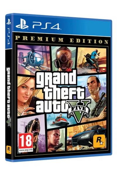 Playstation Grand Theft Auto V Premium Edition for 4 – Action & Open World Adventure