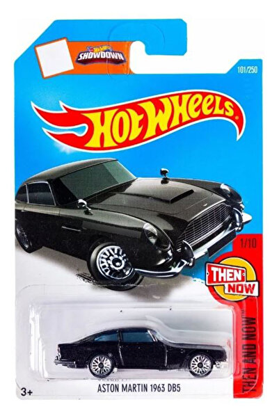 HOT WHEELS Aston Martin 1963 Db5 (1/64) Siyah - Yurt Dışı Uzun Kartonet - 201...