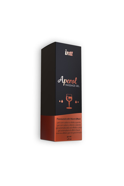 OEM Gel de Masaj Comestibil cu Efect de Incalzire, Aroma Delicioasa de Aperol, Intt Aperol, 30 ml