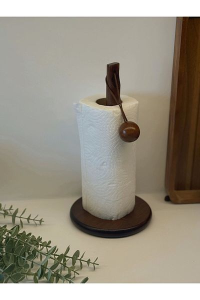 BUCOLIC Acacia Ball Detailed Paper Towel Holder
