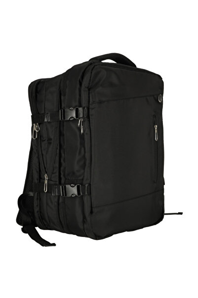 OEM Waterproof Travel Bag for Airplane Hand Luggage, Clothes & Laptop, USB Port, 30x45x17cm, Black