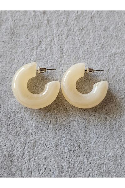 SiestaAccessories Acrylic Hoop Earrings