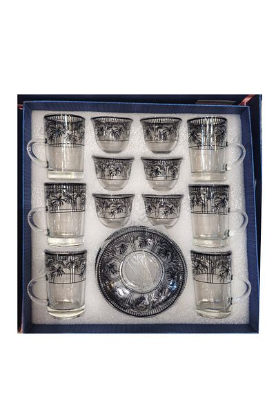 DVINA 36-piece coffee cup and tea set with saucers