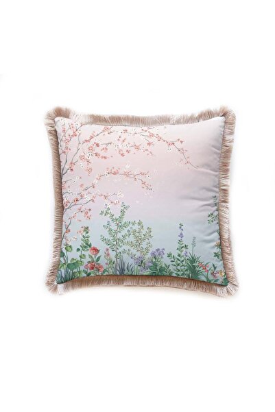 Adawall Colorful Flower Detailed Pillow/Pillow (Filling Bead Fiber, Nation. Washing and Fading Certificate)