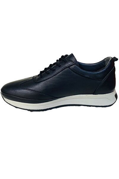 ÇBN SHOES Чоловічі повсякденні черевики Чорні Зсередини та зовні Натуральна шкіра Ортопедичні Шнурівки Легкі Зручні Міцні 1206