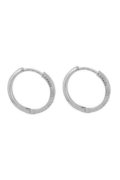 Bijuteria SORELLY Cercei Argint Eternity Hoops 1.7cm
