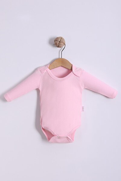 kidello بدلة داخلية للأطفال البنات بأكمام طويلة وردية اللون