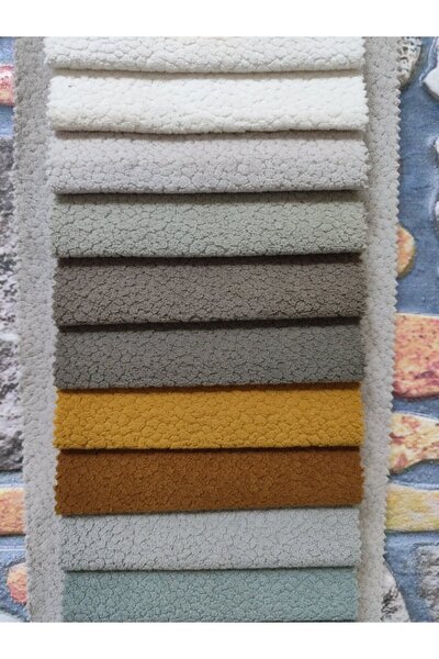 DEKORANLA Multicolored Teddy Chair Cover, for Kitchen and Living Room, Bomrix Coco Fabric