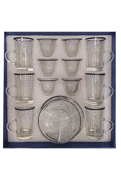DVINA 36-piece coffee cup and tea set with saucers
