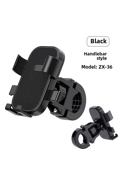 Choice Black handlebar ZX36 New Bicycle Mobile Phone Holder Cycling Non-slip Navigation Mobile Phone Holder