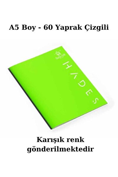 Sentor 60-сторінковий шкільний зошит у лінію, обкладинка з поліпропілену, дротяна спинка, формат А5, малий розмір