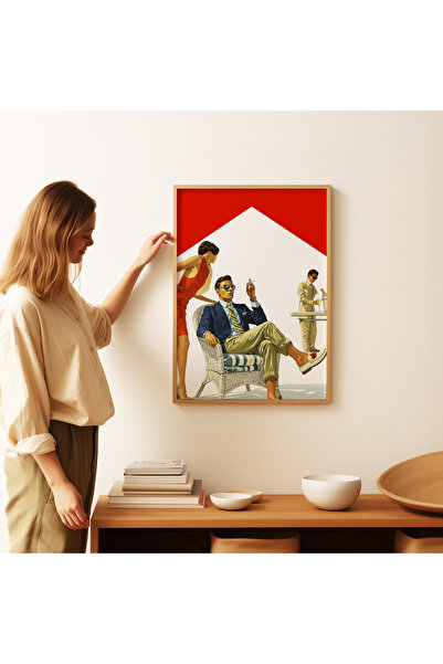 ARTHOUSECOLLECTIVE Marlboro High Life - Stil retro de lux - Poster fără cadru în dimensiuni de tablou