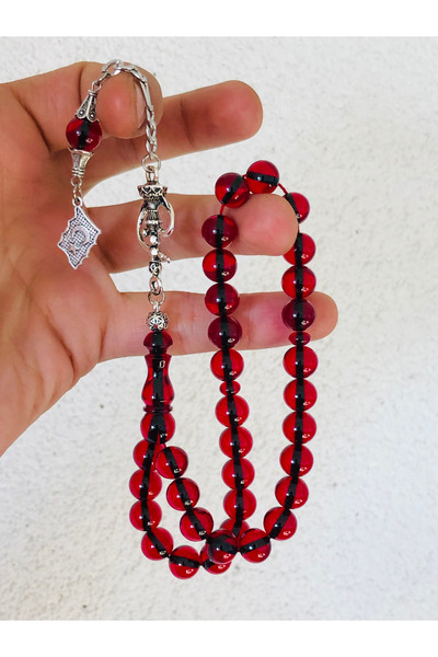 TTS TÜRK TESBİH SANATI مسبحة صلاة عنبر مسحوق عمودي