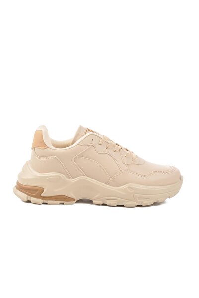 WALKWAY 159 g Ecru-Tan Women's Seasonal Sports Shoes