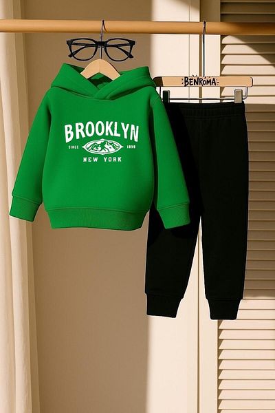 BENROMA SET DE PANTALONI DE ANTRENAMENT PENTRU COPII IMPRIMAT BROOKLYN 3 FIRE
