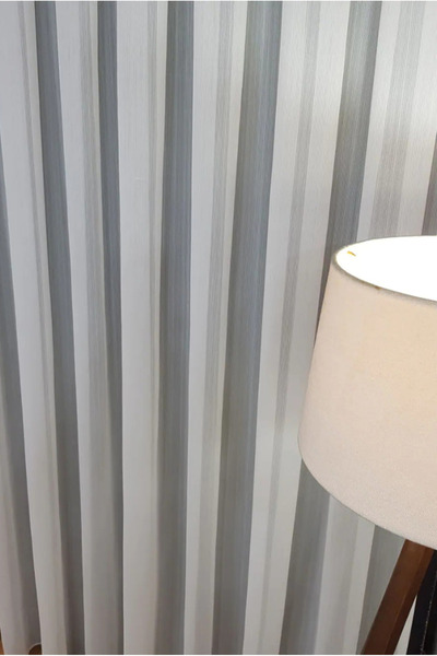 YS PERDE TASARIM Brillant Charless Visco Modern Living Room, Kitchen, Living Room High Quality Viscon Tulle Curtain 1X2.5 Pile