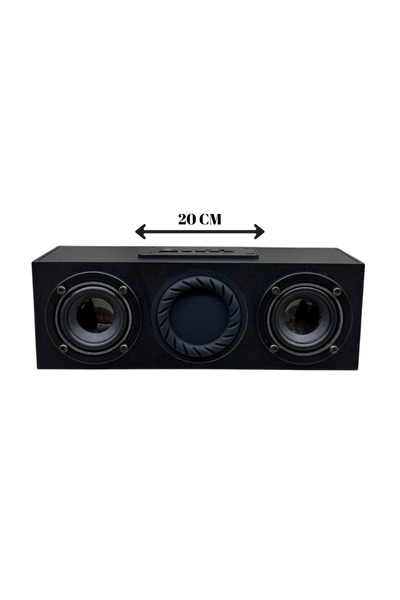 Harbass BLUETOOOTH HOPARLÖR AHŞAP KABİN USB/TF/FM ÖZELLİKLİ