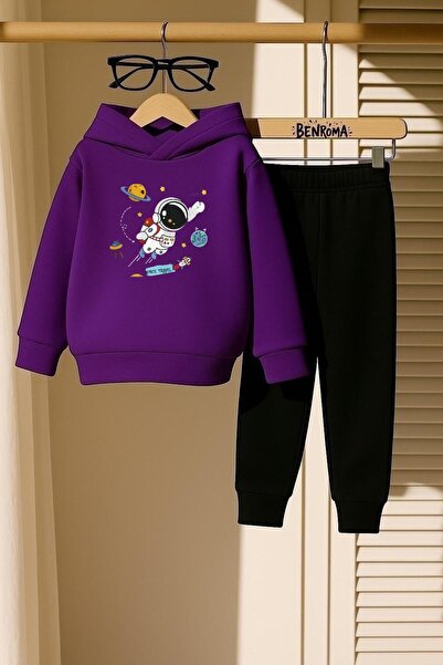 BENROMA SET DE PANTALONI DE ANTRENAMENT PENTRU COPII IMPRIMAT ASTRONAUT