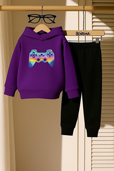 BENROMA KİDS SET DE PENTRU COPII CU MÂNĂ PS COLORATE IMPRIMATE 3 FIRE