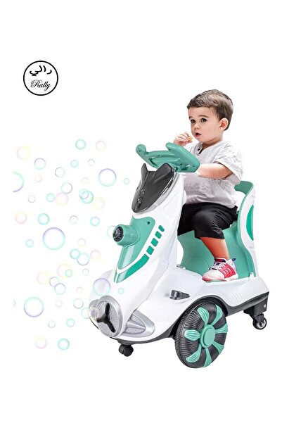 Store7 Electric Scooter for Kids 4 Wheels – Dual Motors, LED Lights, Music, 6V Rechargeable Battery