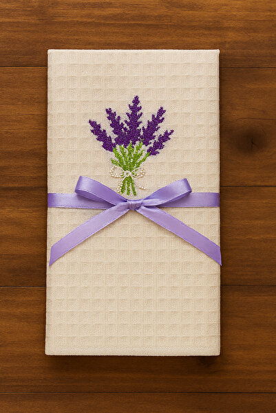 Woox Butico Nakışlı Waffle Peçete mutfak Havlusu Kurulama Bezi (35x45 Cm)