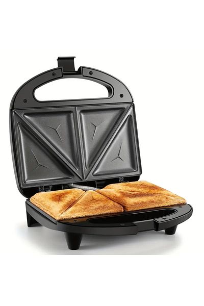 Cyber Multi-functional sandwich maker and pizza press, non-stick toaster with LED indicator lights